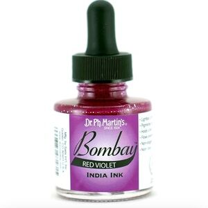 🔥5 FOR $25🔥 Dr. Ph. Martin’s Bombay India Ink, Red Violet